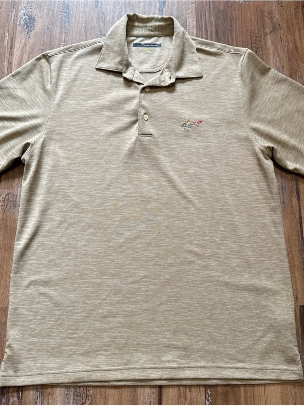 Greg Norman Men’s Polo Shirt - Tan